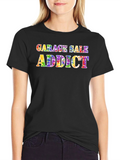 Garage Sale Addict Tie-Dye Graphic Tee