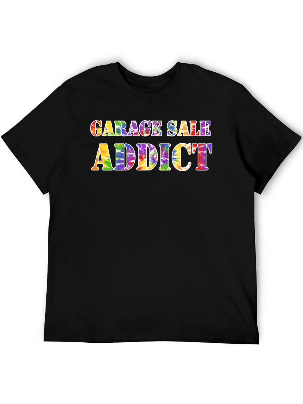 Garage Sale Addict Tie-Dye Graphic Tee