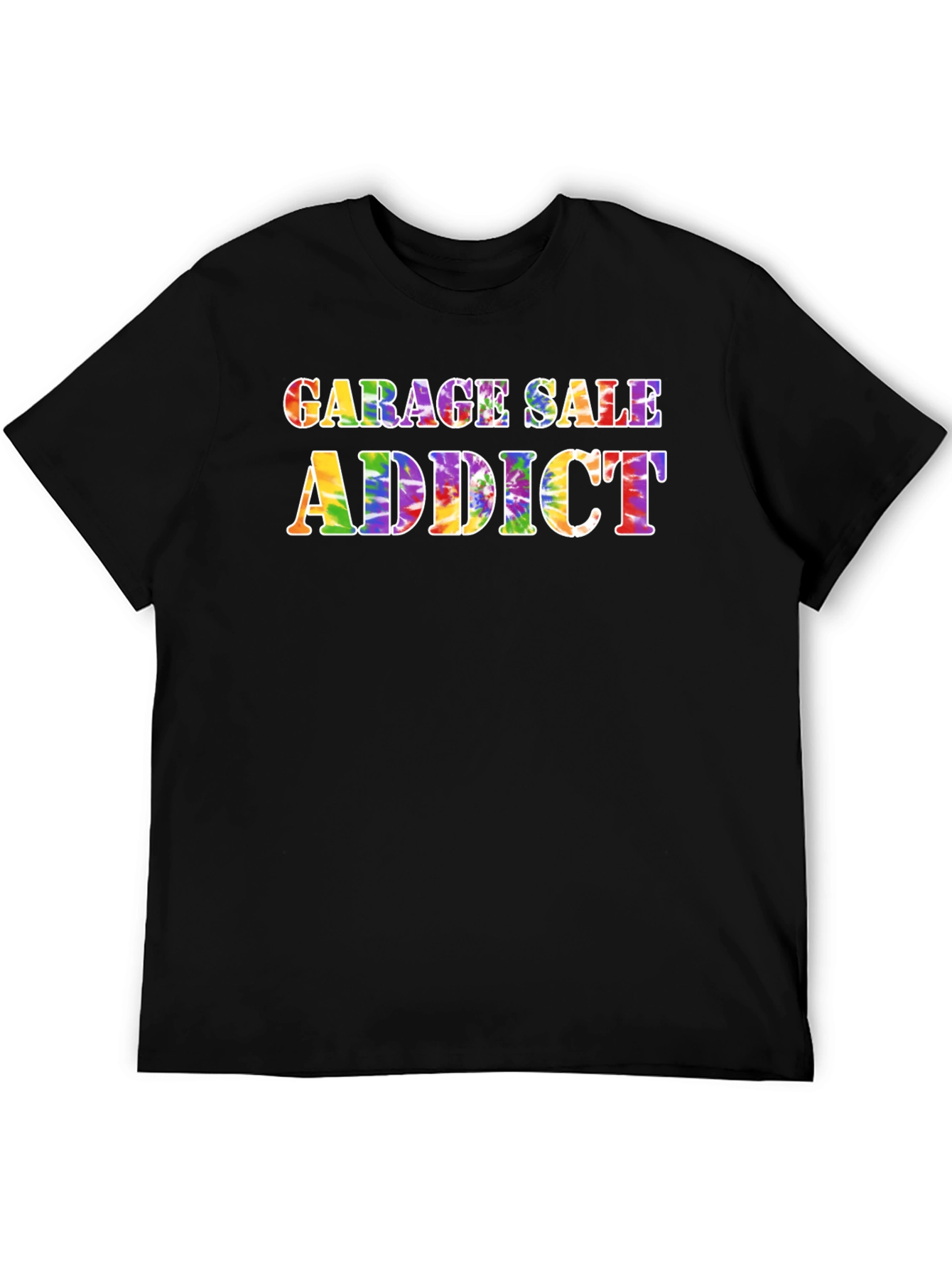 Garage Sale Addict Tie-Dye Graphic Tee