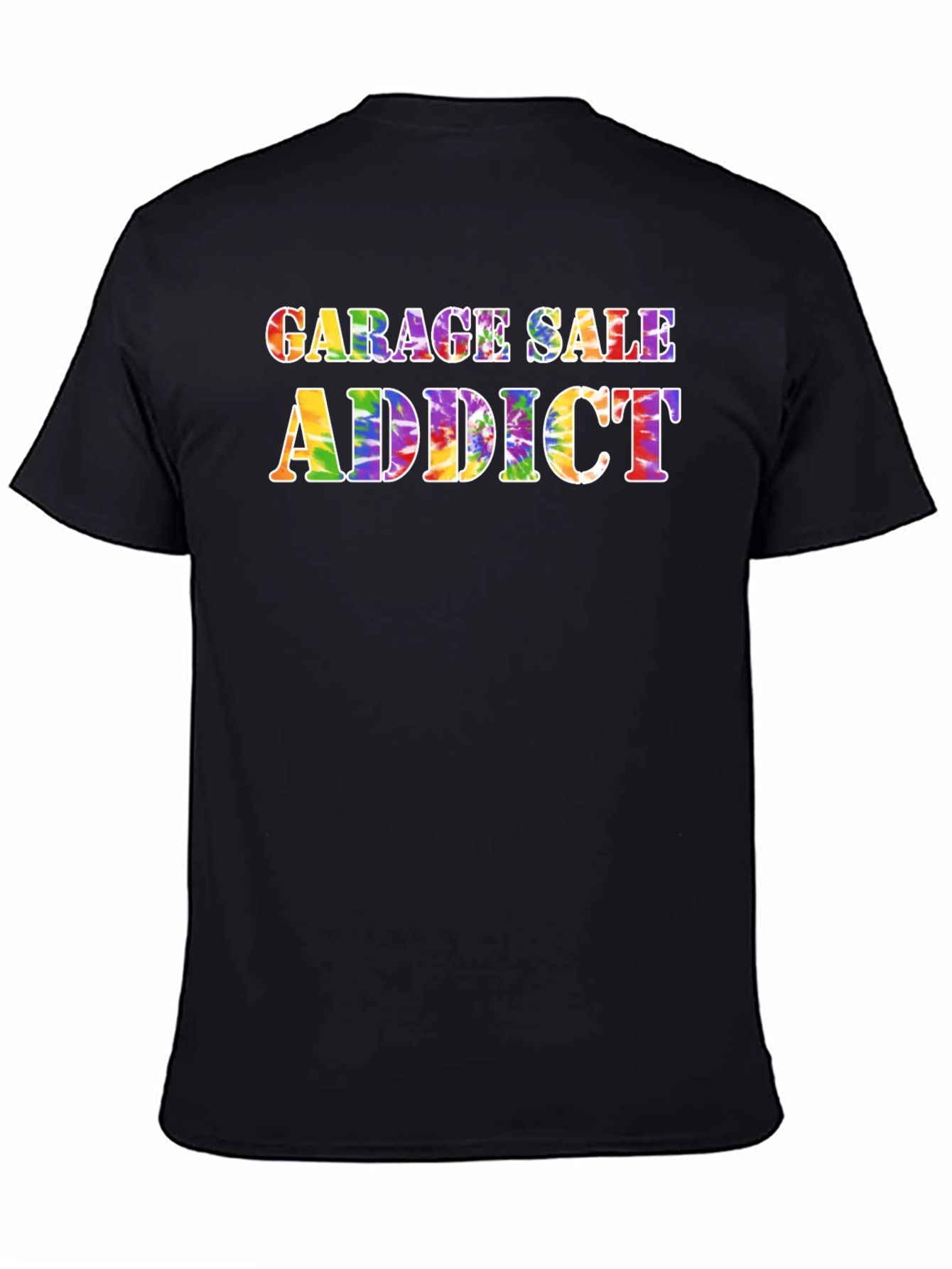 Garage Sale Addict Tie-Dye Graphic Tee