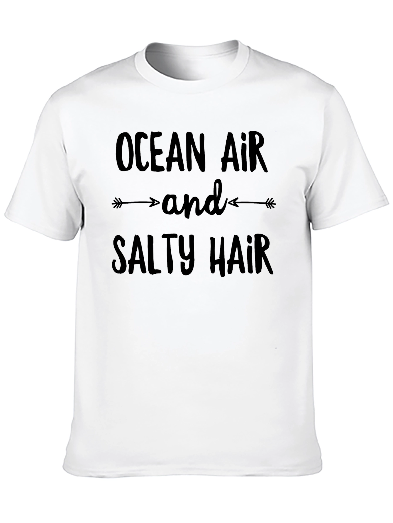Ocean Air Salty Hair T-Shirt - Beach Lover Tee