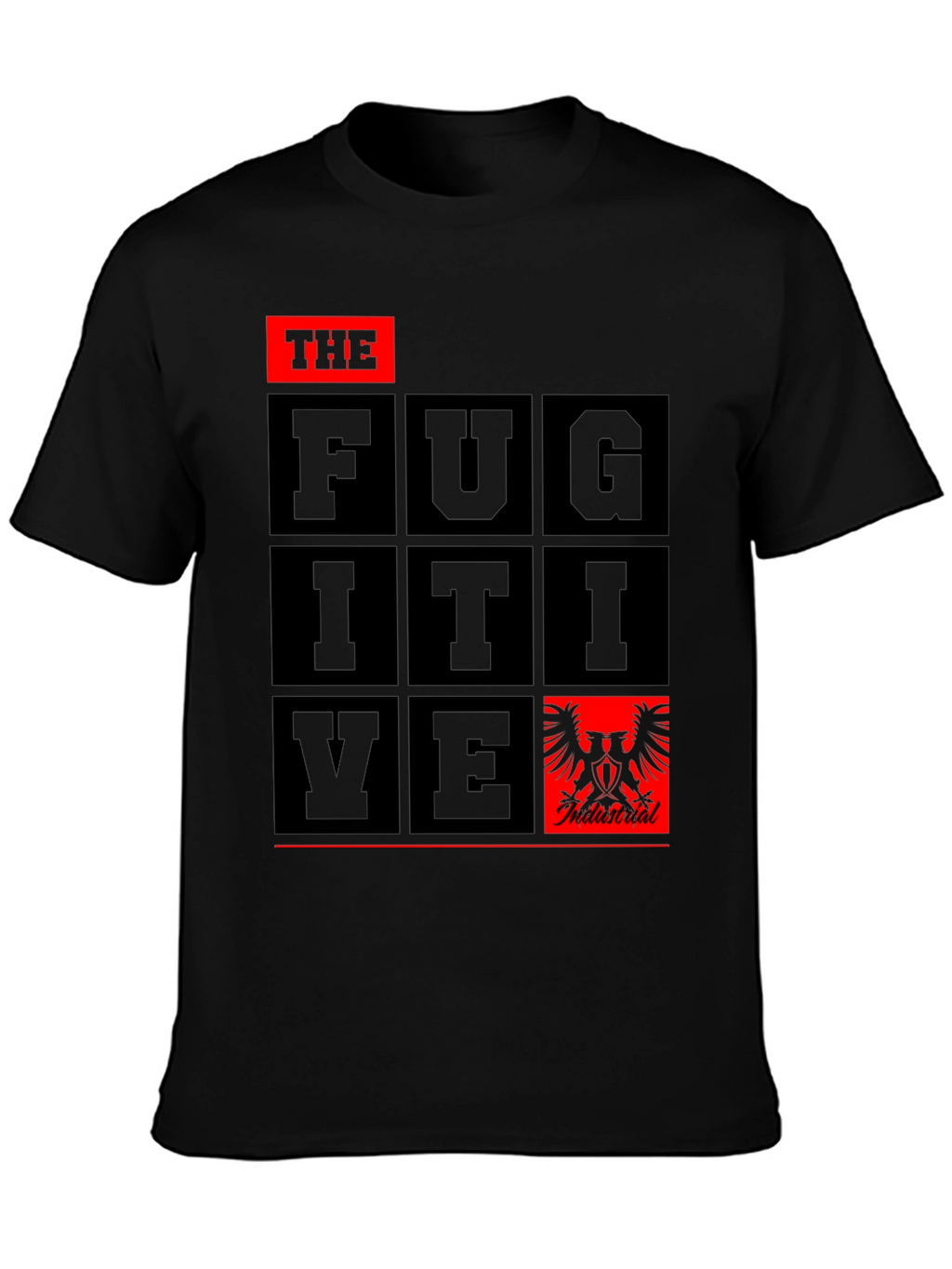 The Fugitive Graphic Tee - Black Cotton