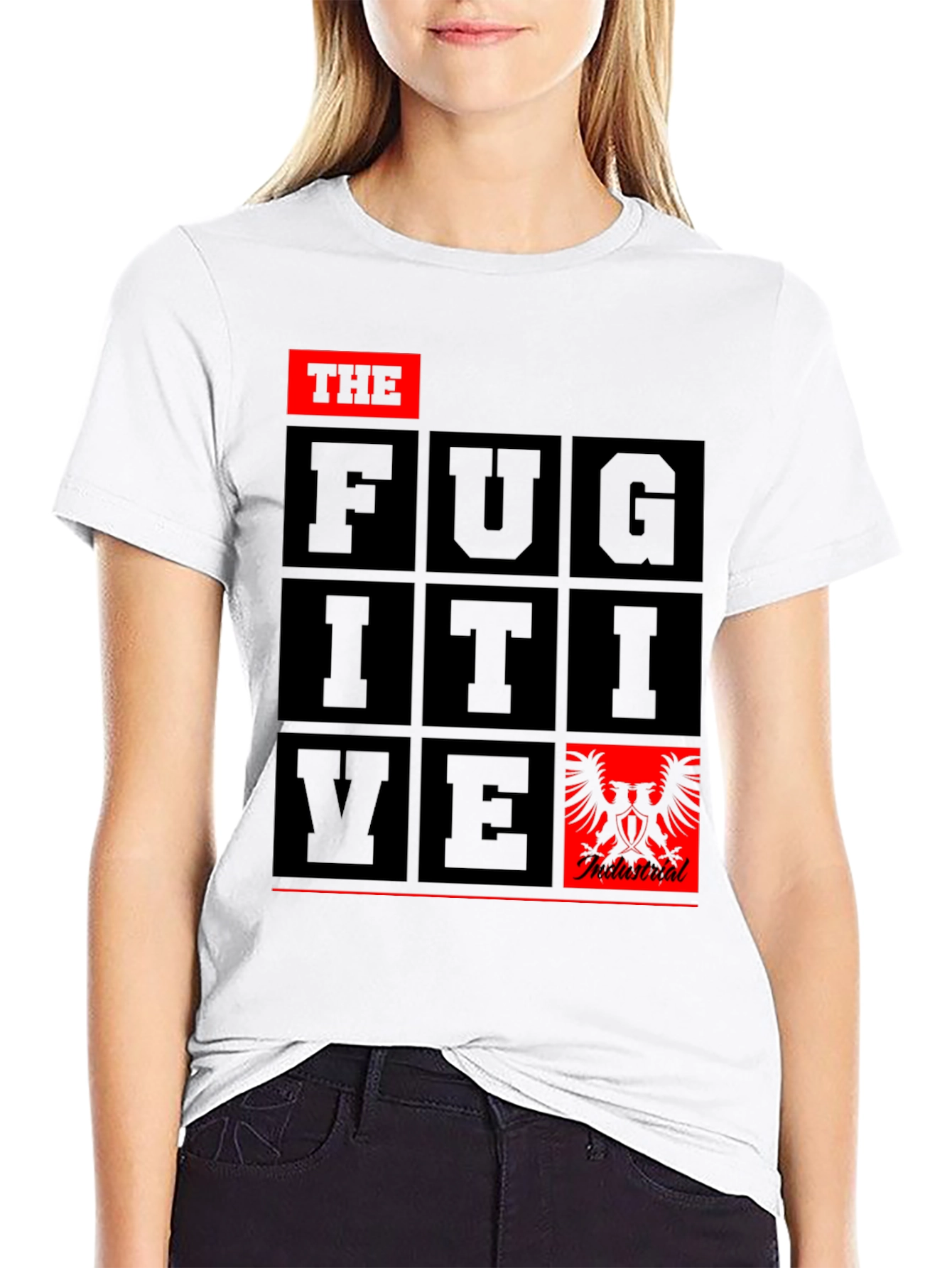 The Fugitive Graphic Tee - Black Cotton