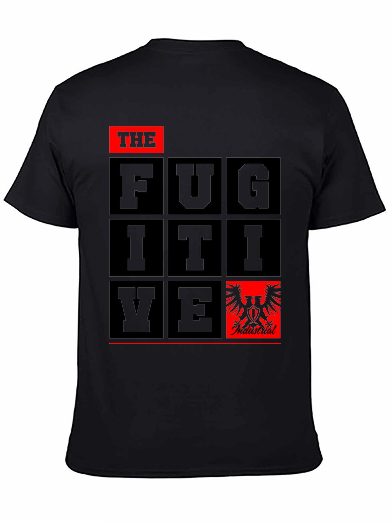 The Fugitive Graphic Tee - Black Cotton