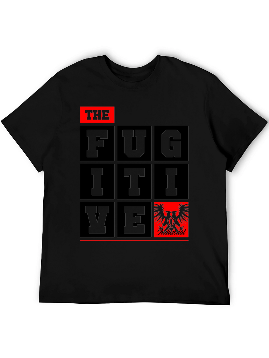 The Fugitive Graphic Tee - Black Cotton