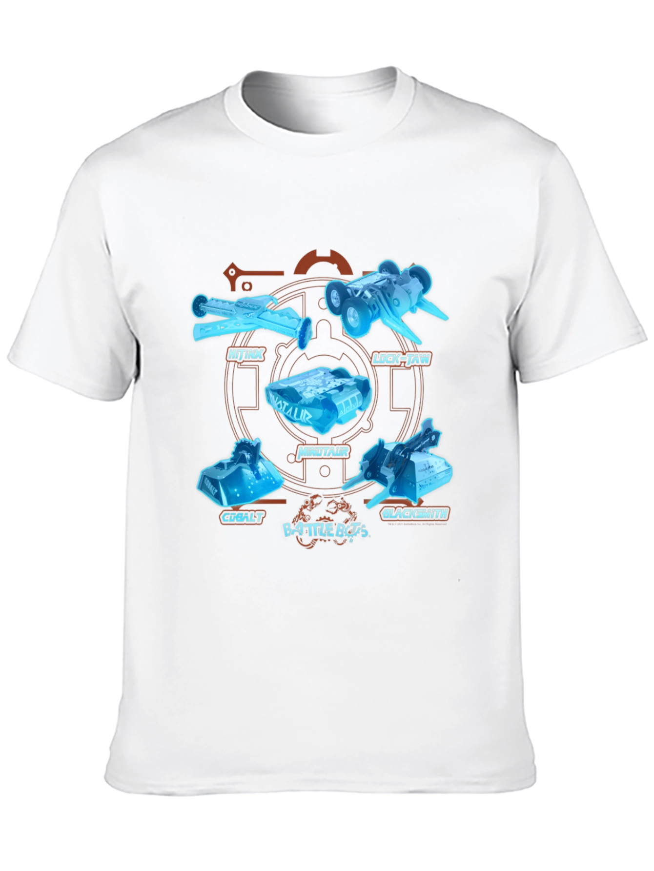 BattleBots Robots Black T-Shirt