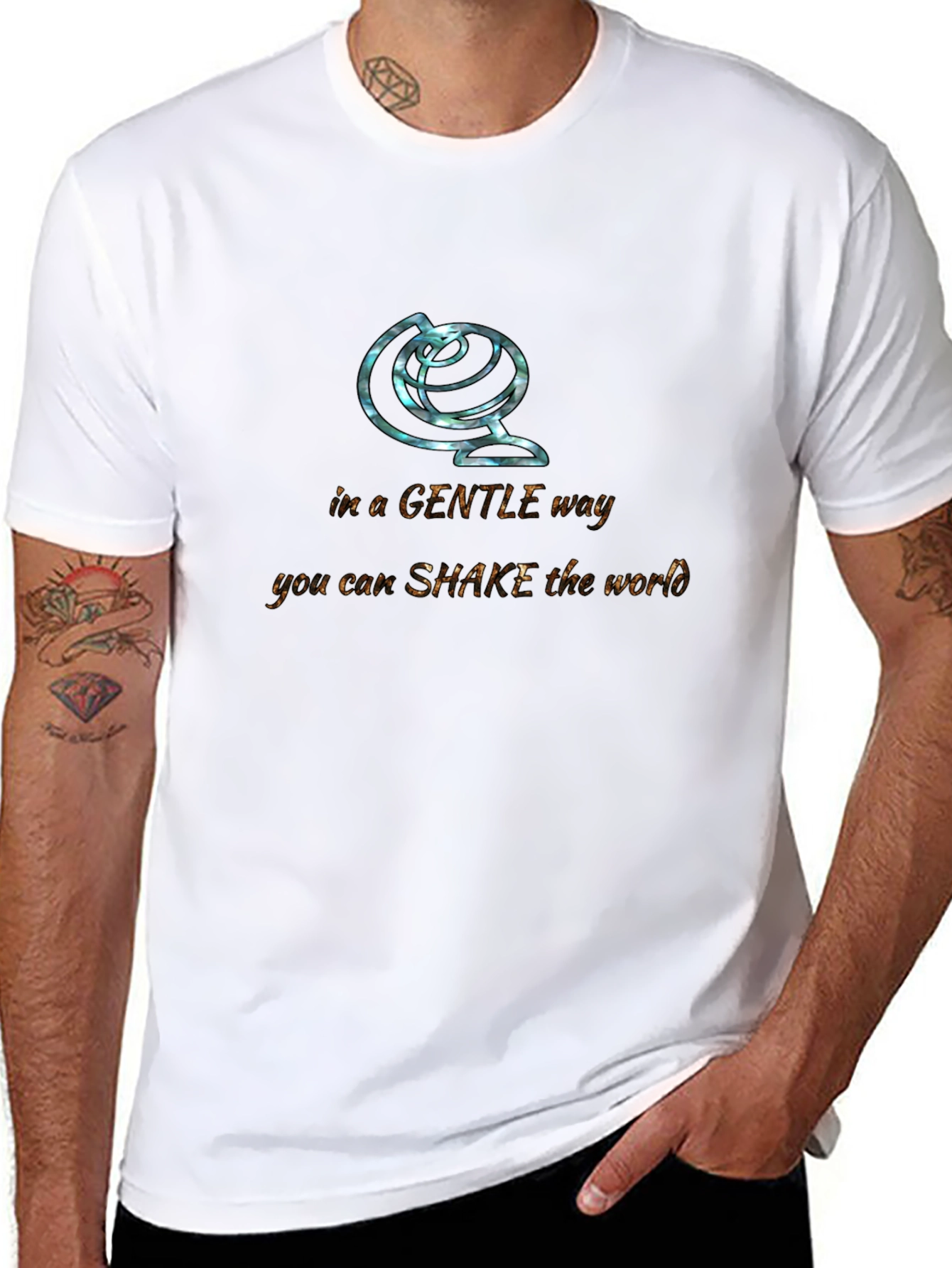 Gentle Way to Shake The World T-Shirt