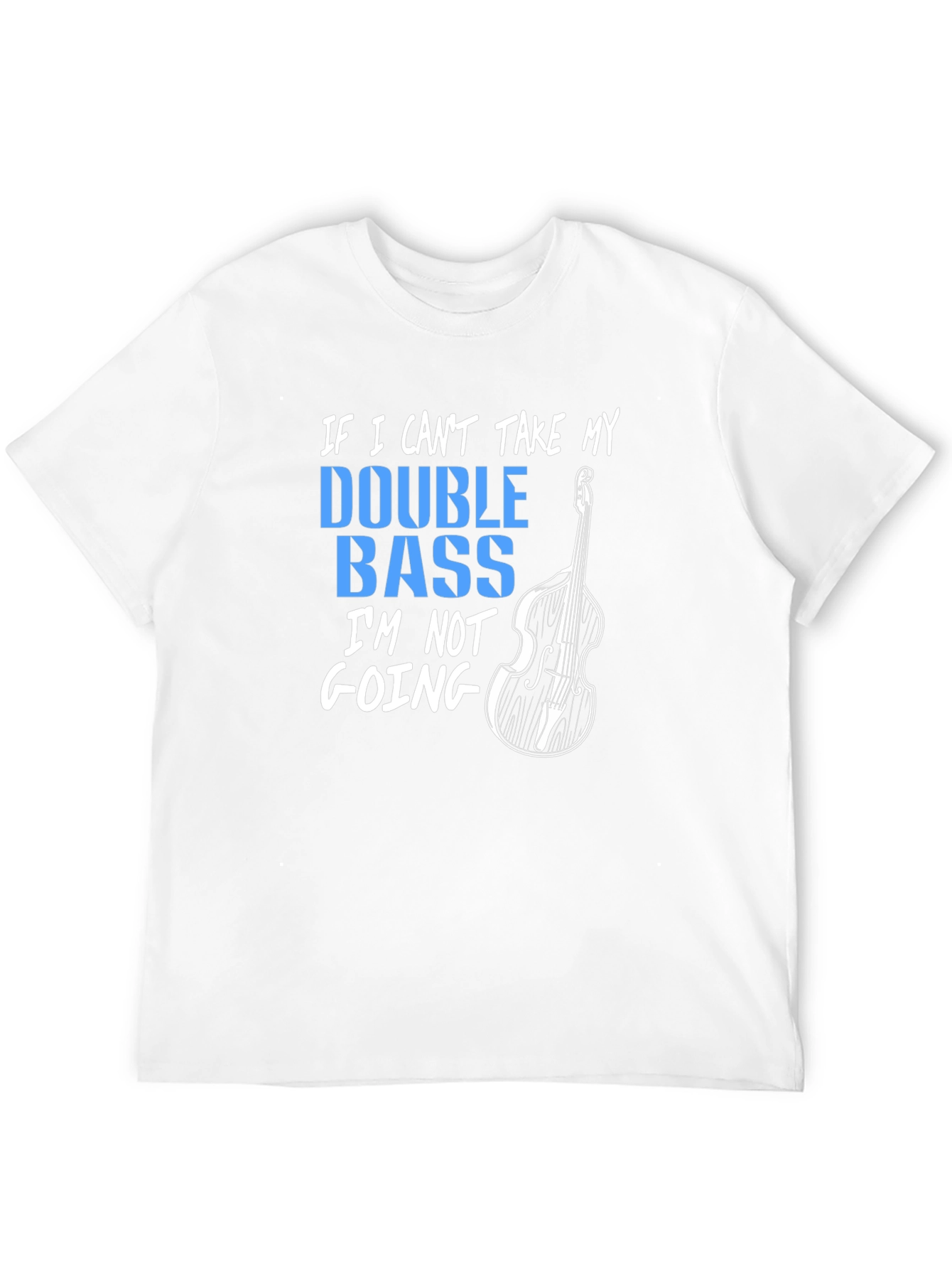 Double Bass Graphic T-Shirt - Music Lover Tee