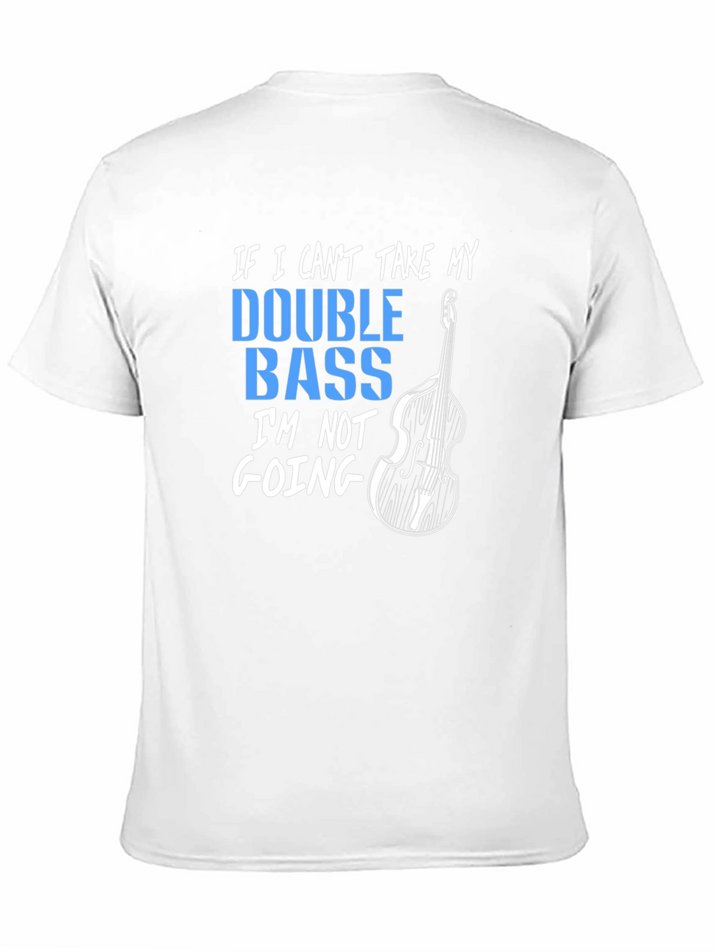 Double Bass Graphic T-Shirt - Music Lover Tee
