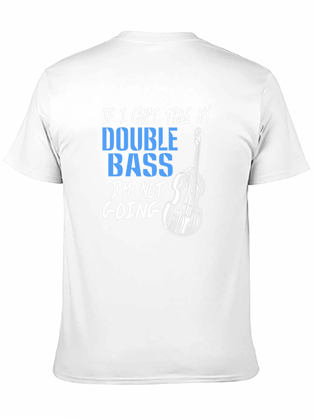 Double Bass Graphic T-Shirt - Music Lover Tee