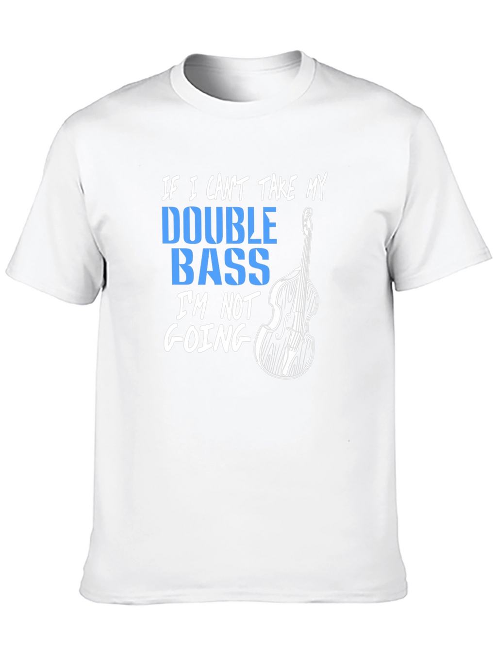 Double Bass Graphic T-Shirt - Music Lover Tee