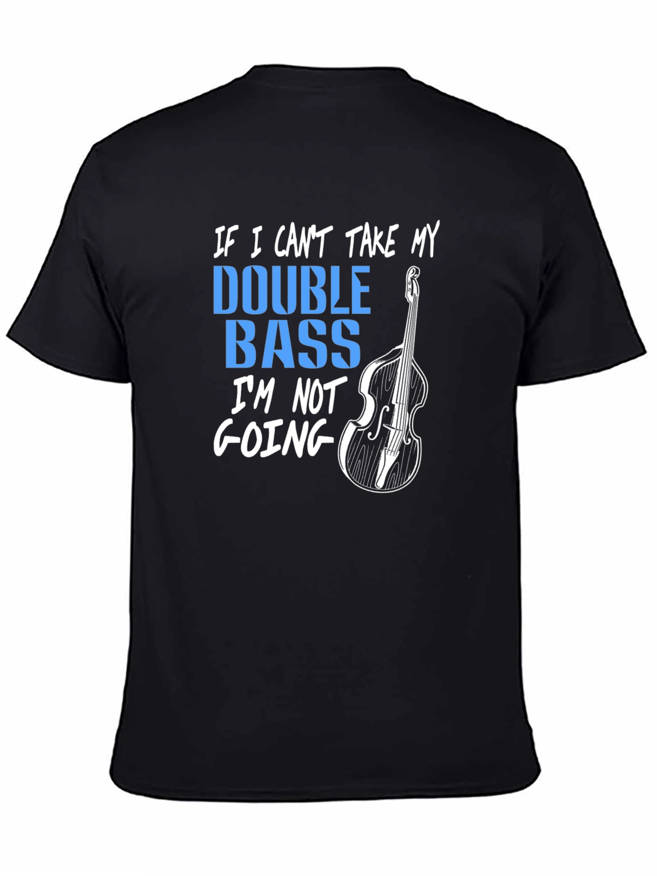Double Bass Graphic T-Shirt - Music Lover Tee