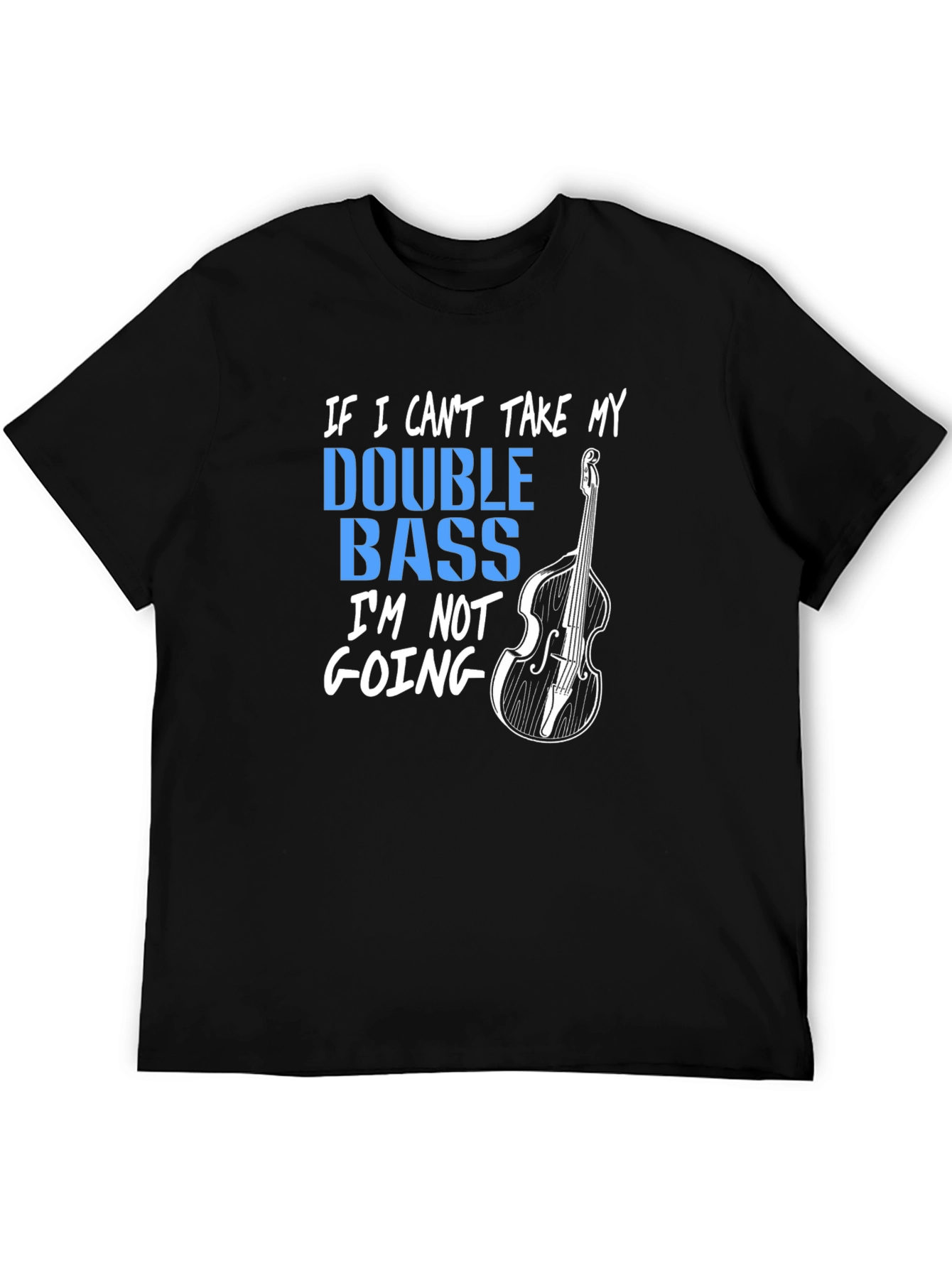 Double Bass Graphic T-Shirt - Music Lover Tee
