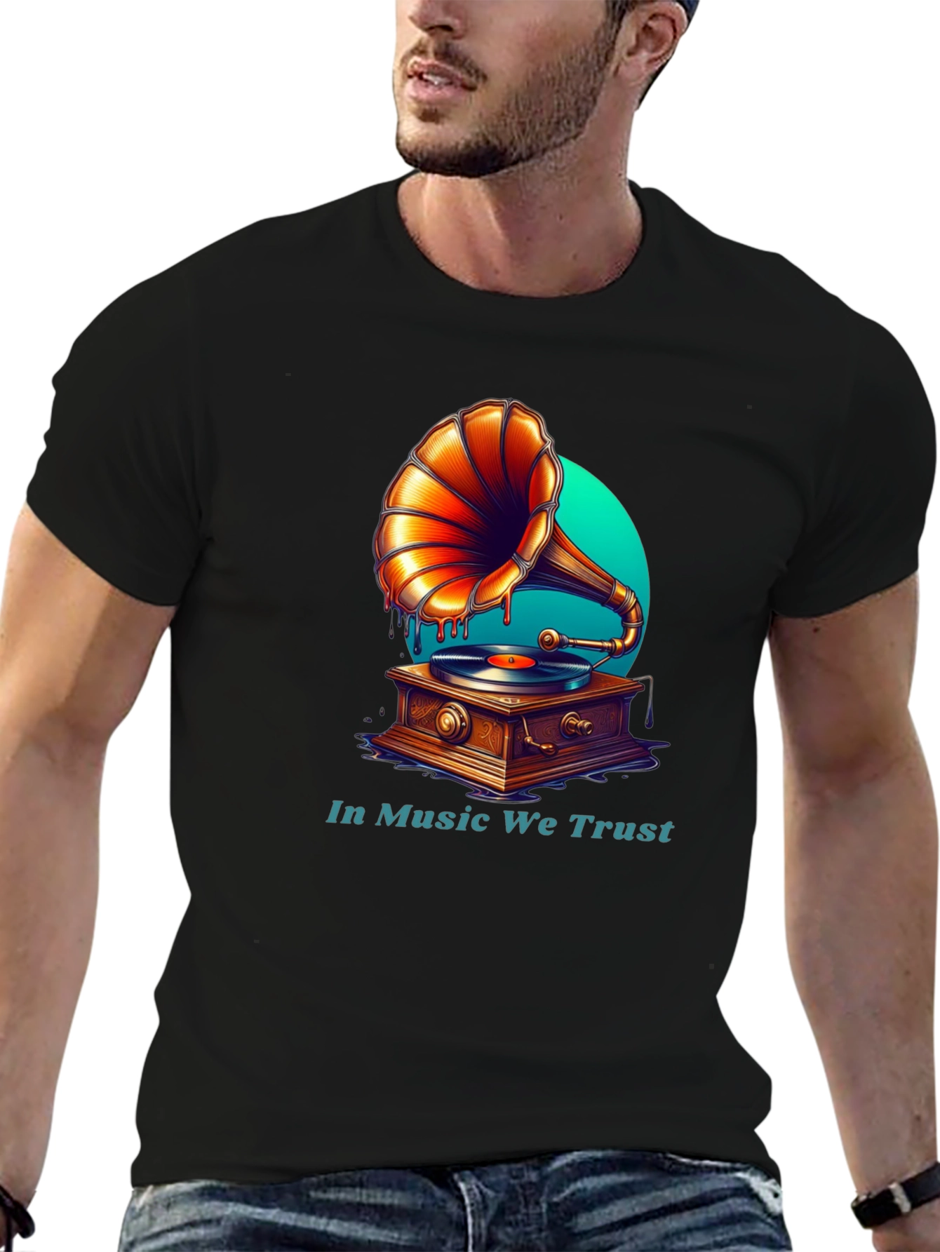 In Music We Trust Graphic Tee