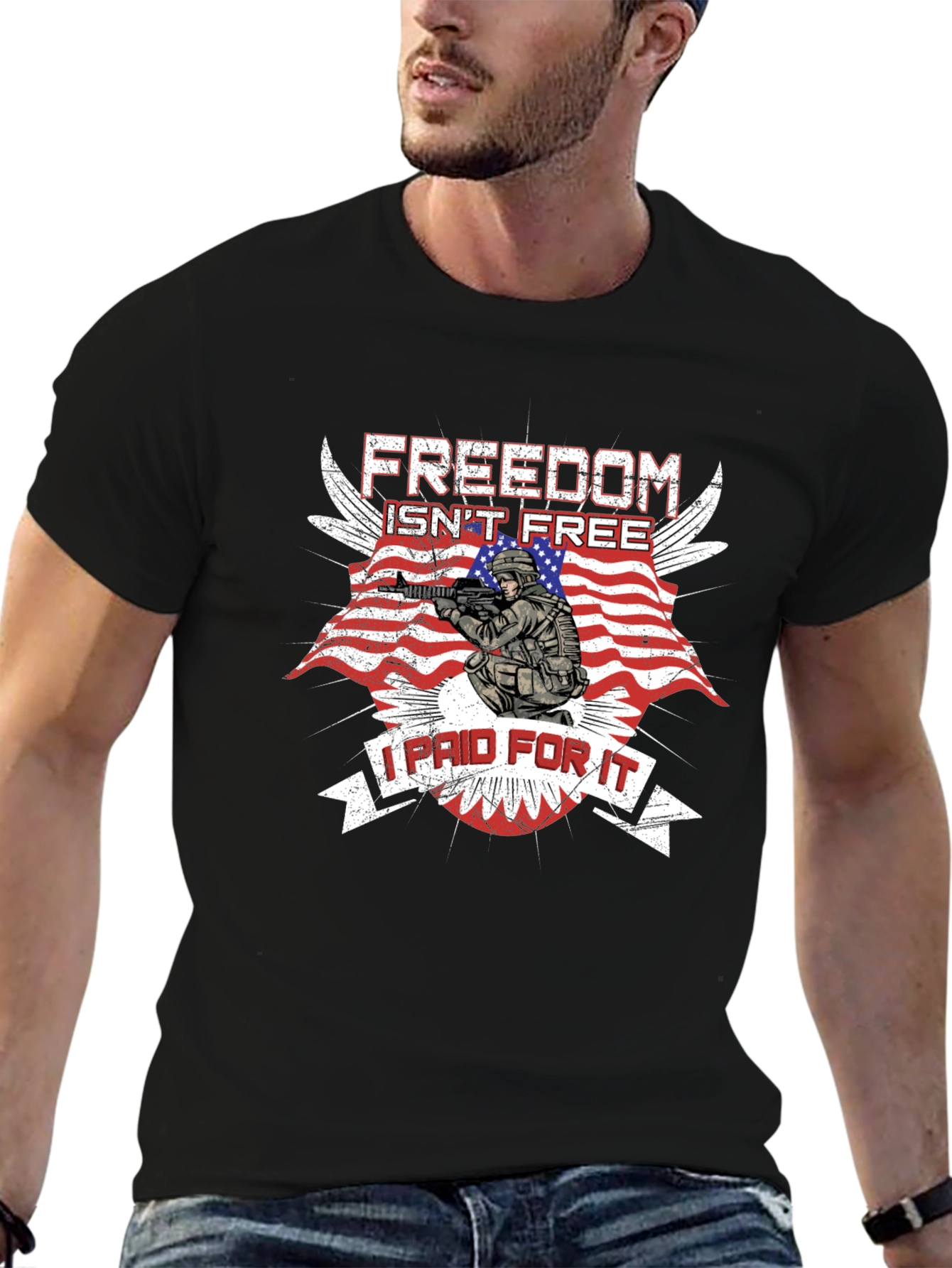 Freedom Isnt Free T-Shirt - Patriotic Graphic Tee