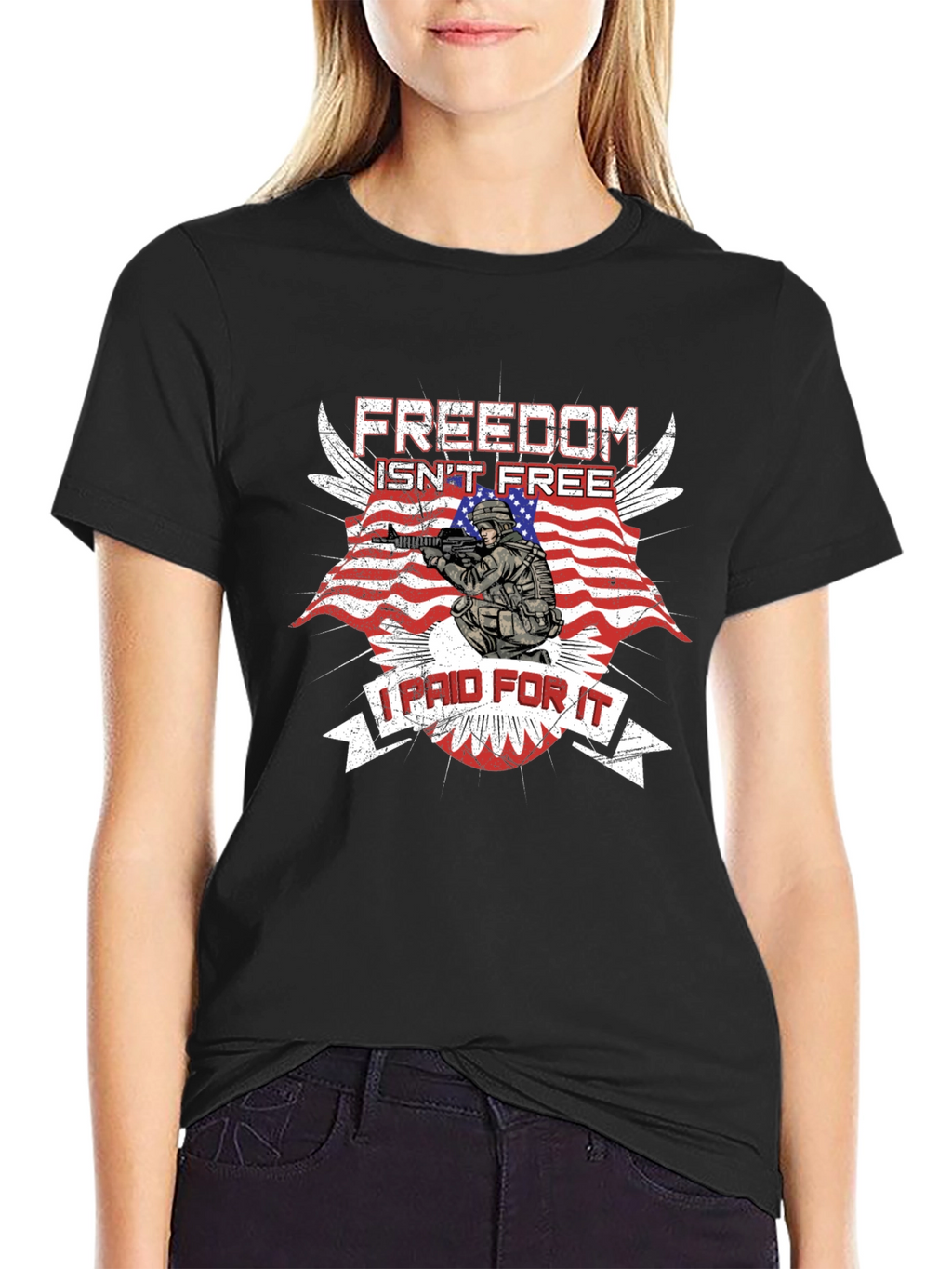 Freedom Isnt Free T-Shirt - Patriotic Graphic Tee