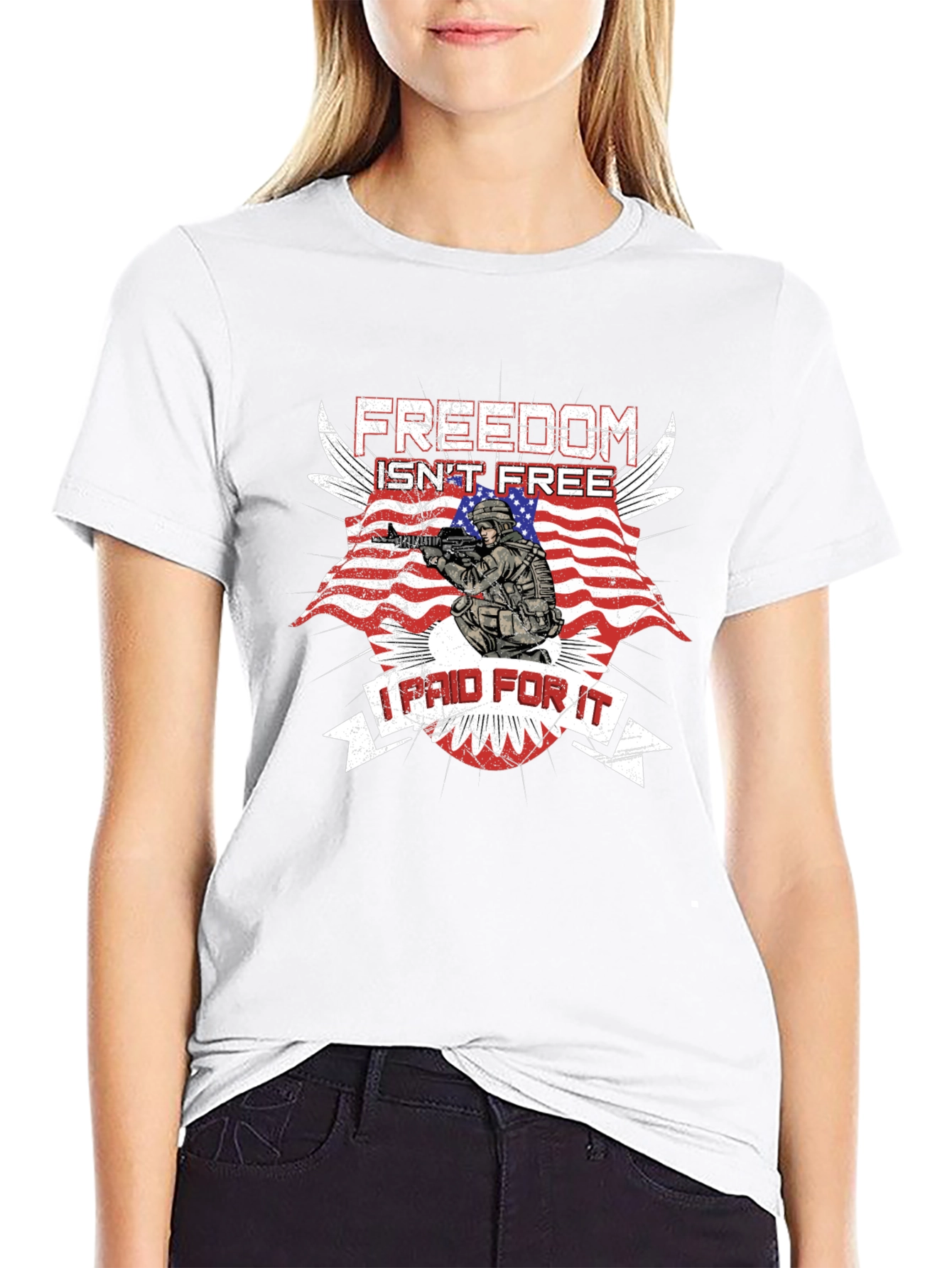Freedom Isnt Free T-Shirt - Patriotic Graphic Tee
