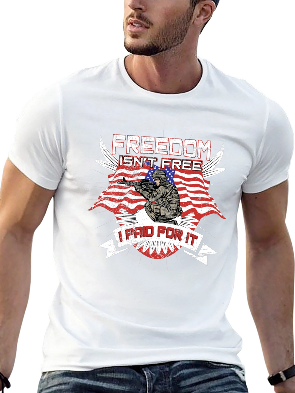 Freedom Isnt Free T-Shirt - Patriotic Graphic Tee