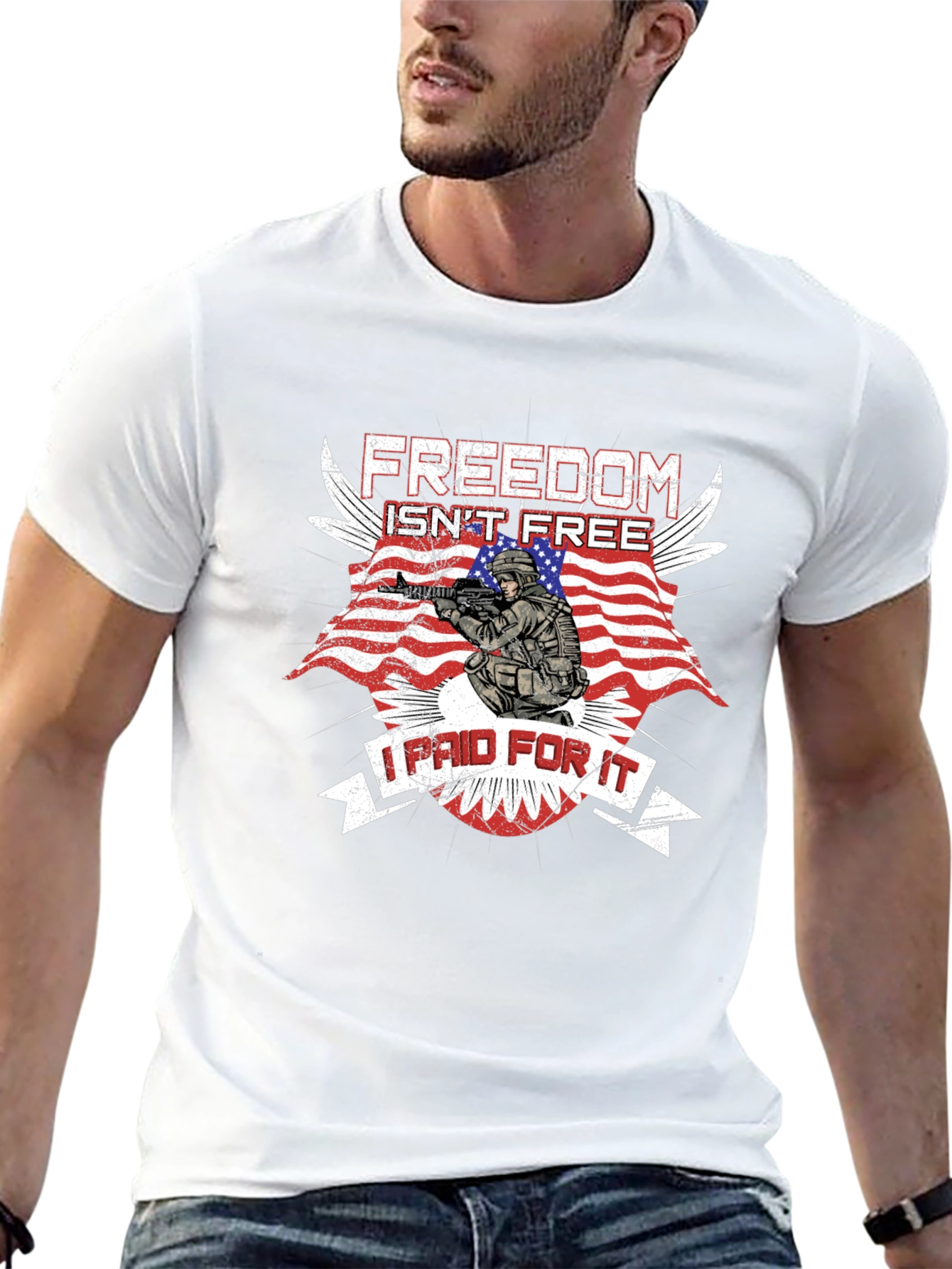 Freedom Isnt Free T-Shirt - Patriotic Graphic Tee