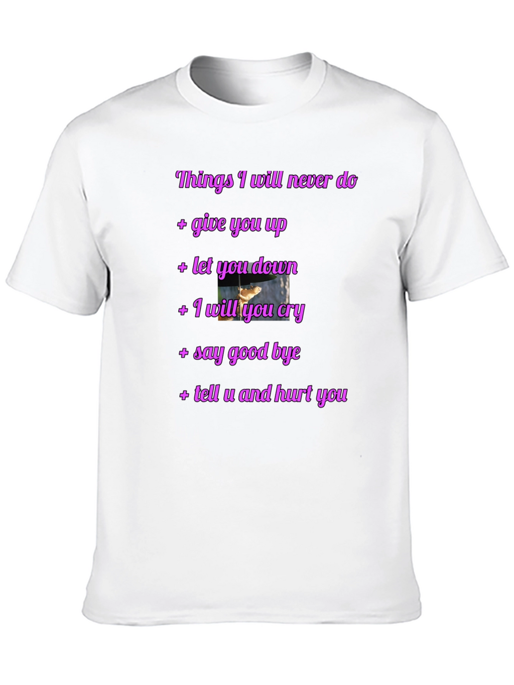 Rick Roll Never Gonna Give You Up Funny T-Shirt