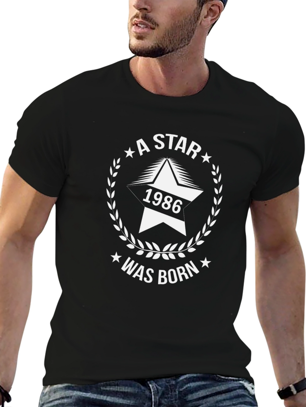 A Star Was Born in 1986 Black T-Shirt
