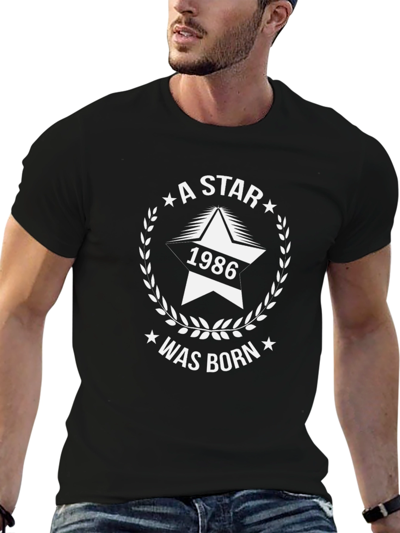 A Star Was Born in 1986 Black T-Shirt