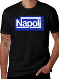 Napoli Graphic Tee - Stylish Mens Black T-Shirt