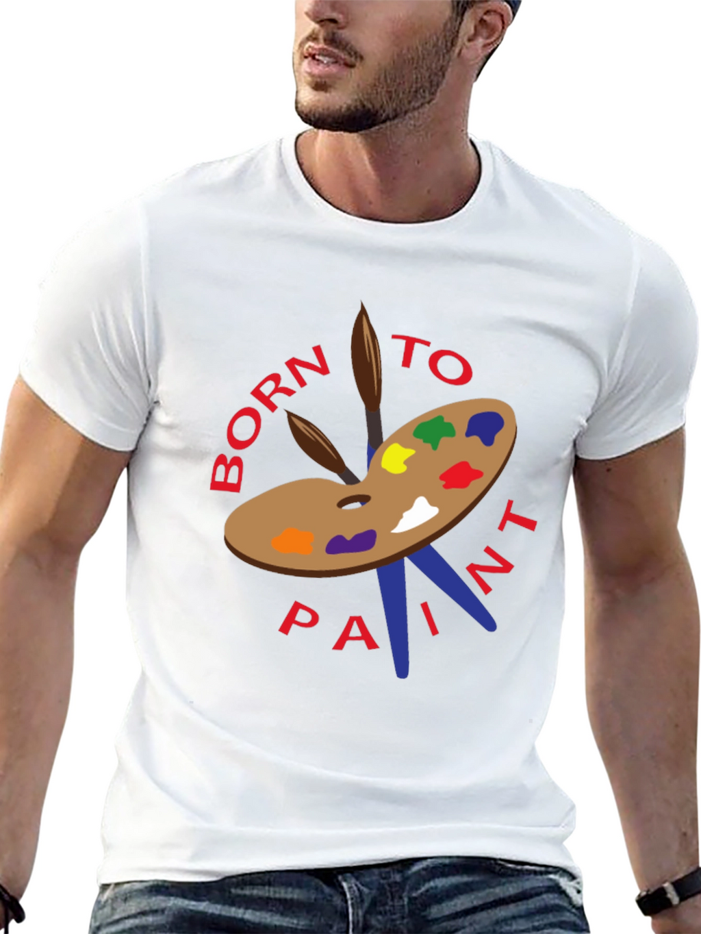 Born To Paint Graphic Tee