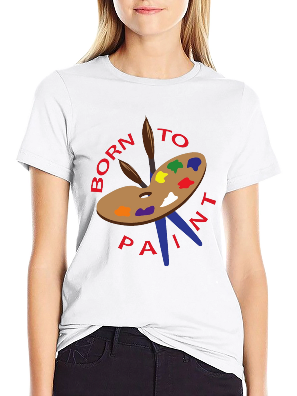Born To Paint Graphic Tee