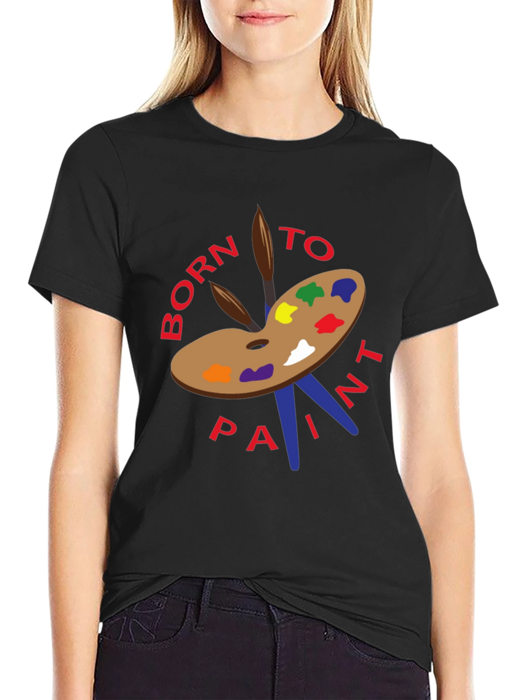 Born To Paint Graphic Tee