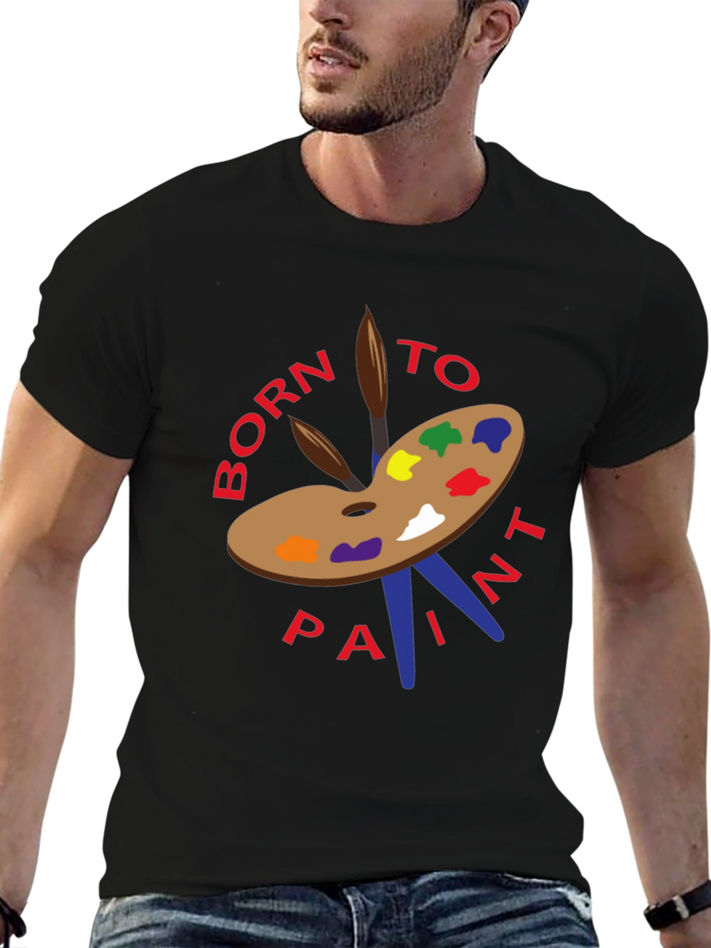 Born To Paint Graphic Tee