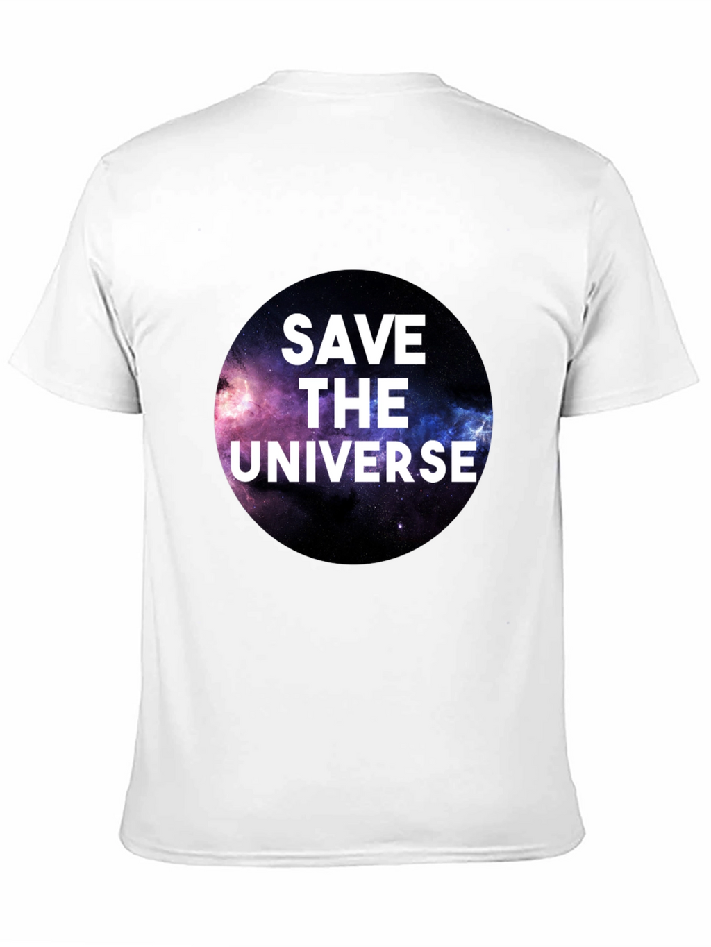 Save the Universe Graphic T-Shirt - Black Crew Neck