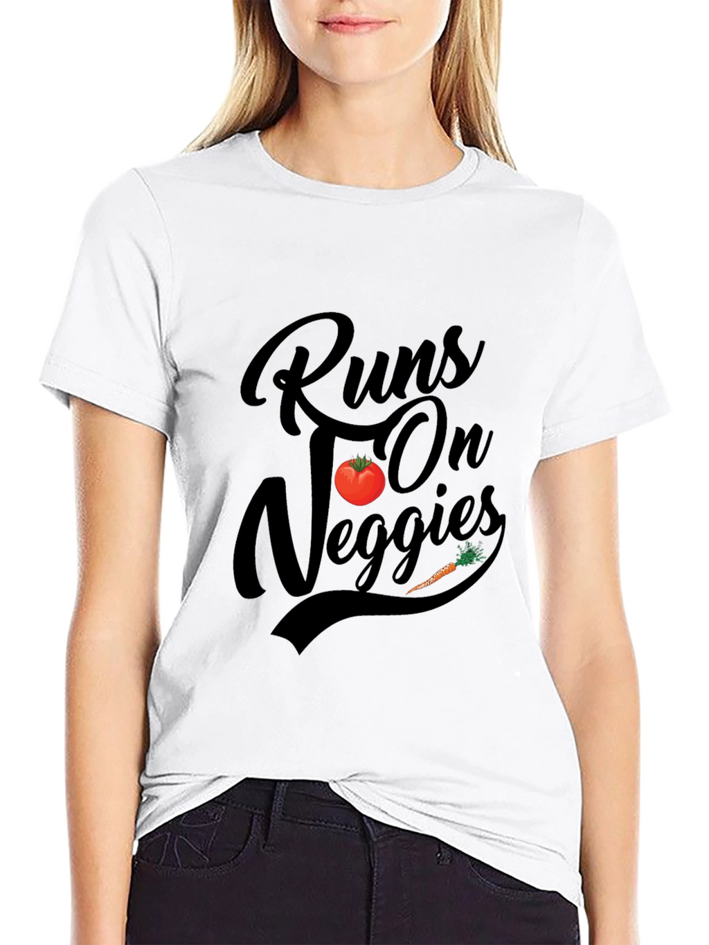 Runs On Veggies Graphic Tee
