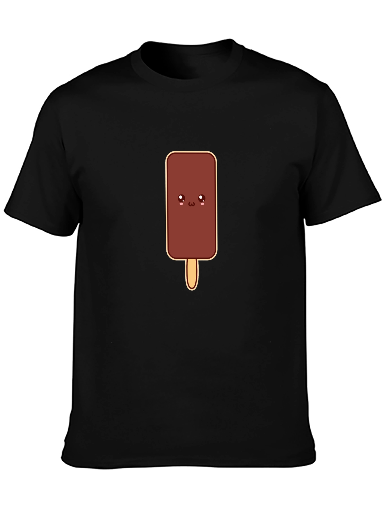 Cute Cartoon Chocolate Ice Cream Bar Graphic Tee