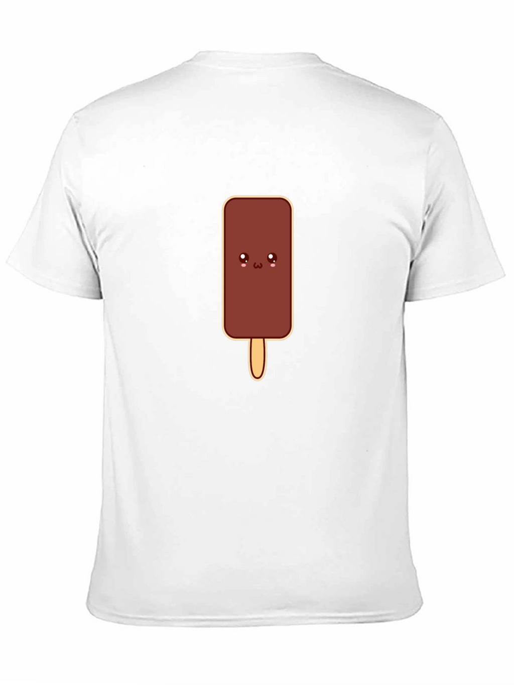 Cute Cartoon Chocolate Ice Cream Bar Graphic Tee