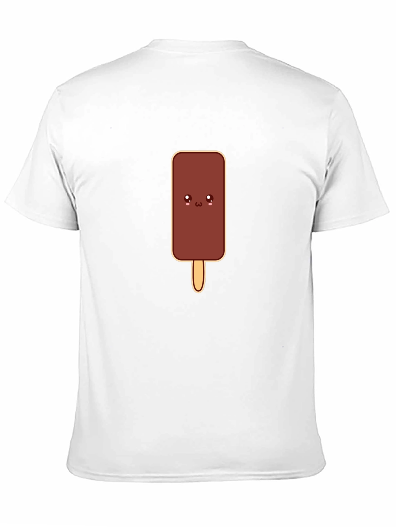 Cute Cartoon Chocolate Ice Cream Bar Graphic Tee
