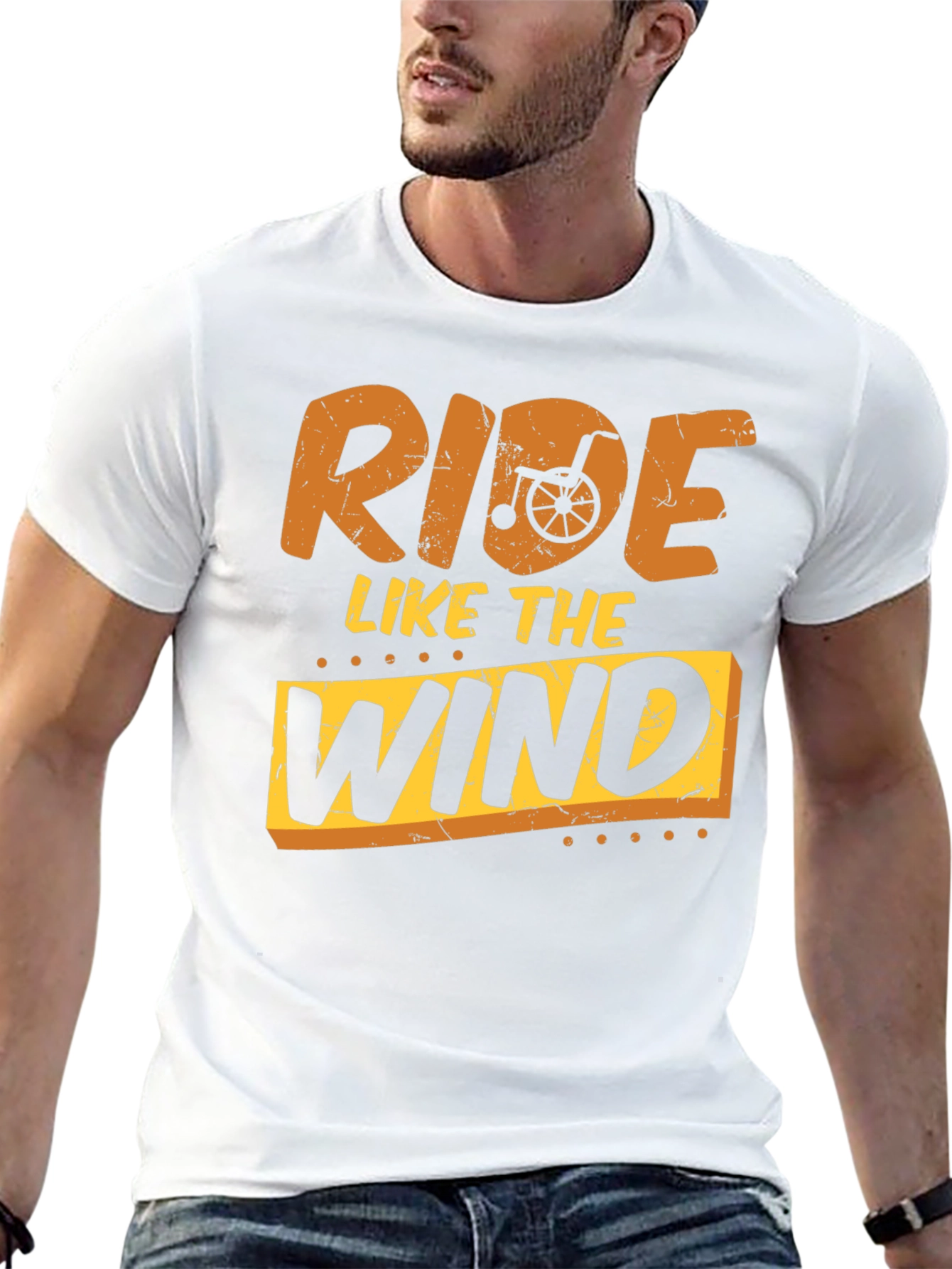 Ride Like The Wind Black Graphic T-Shirt