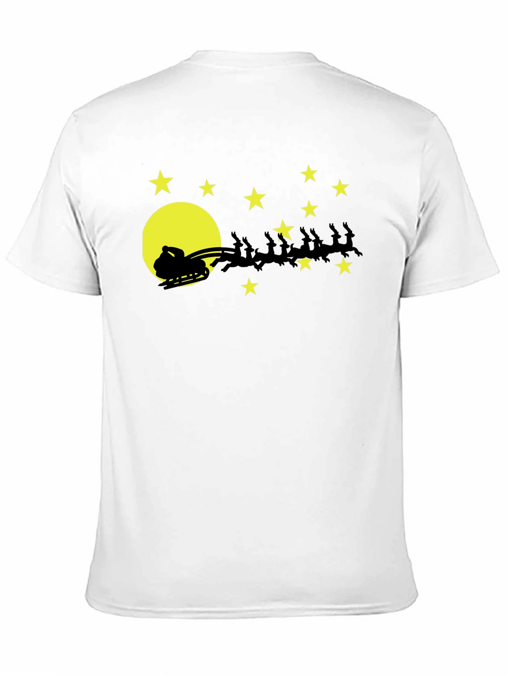 Santas Sleigh T-Shirt Christmas Holiday Tee