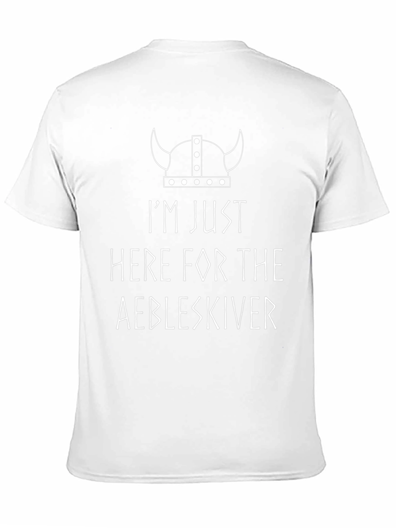 Aebleskiver Viking Humor Graphic Tee - Black