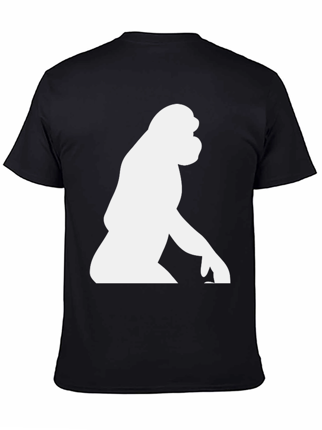 Gorilla Graphic Print Black T-Shirt