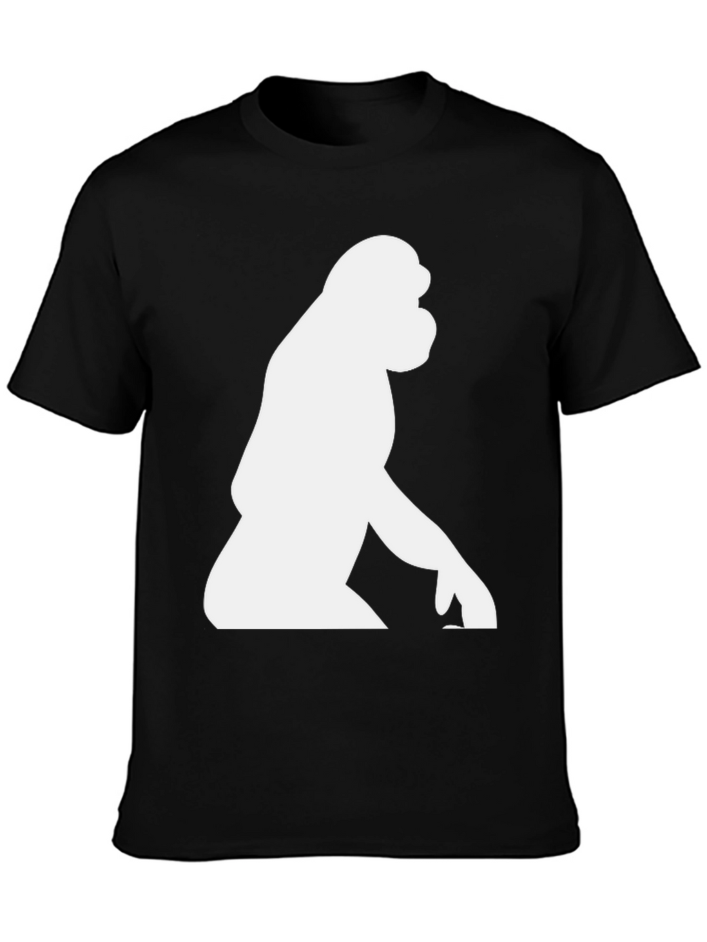 Gorilla Graphic Print Black T-Shirt