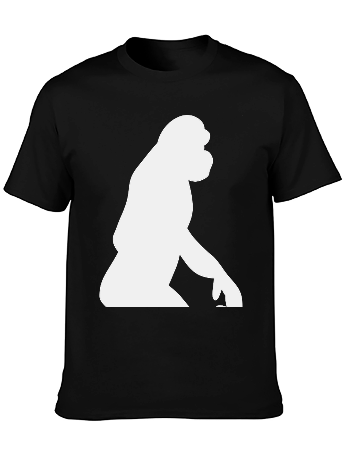 Gorilla Graphic Print Black T-Shirt
