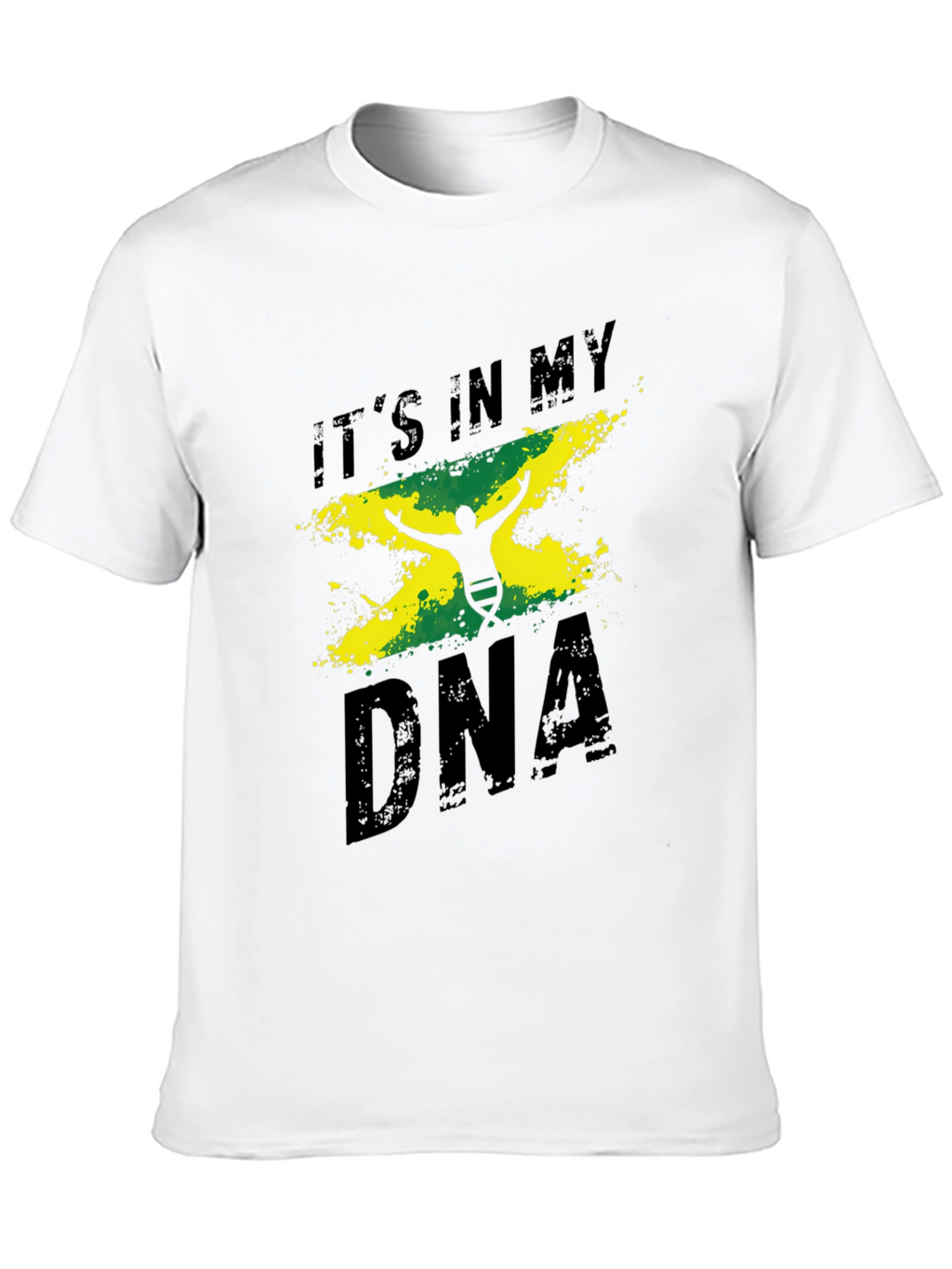 Jamaica DNA Mens Black Graphic Tee Shirt