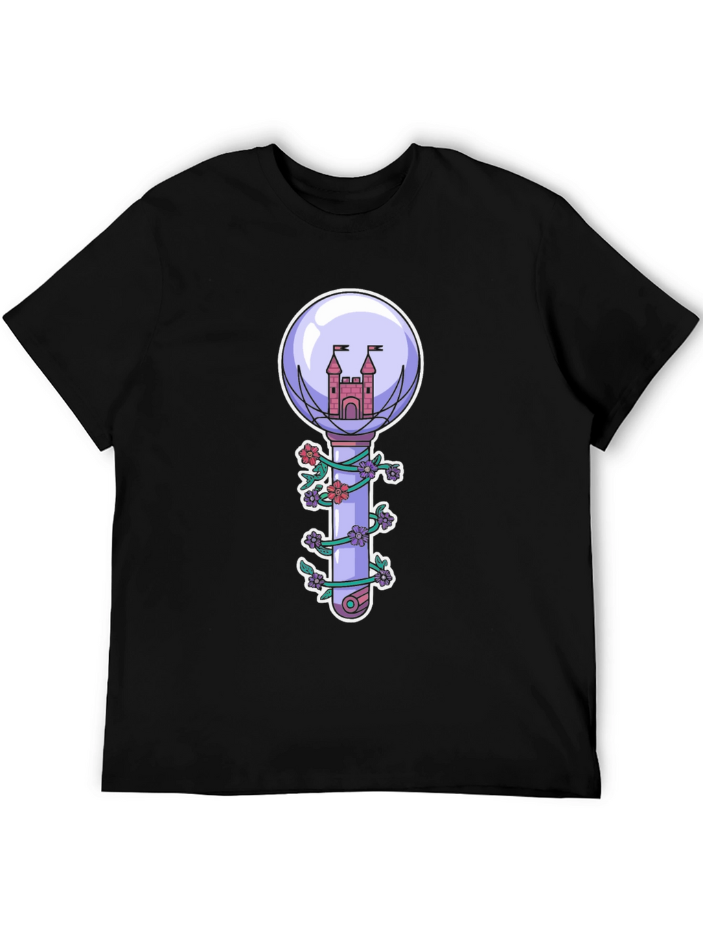Castle Lightstick Graphic Tee - Black
