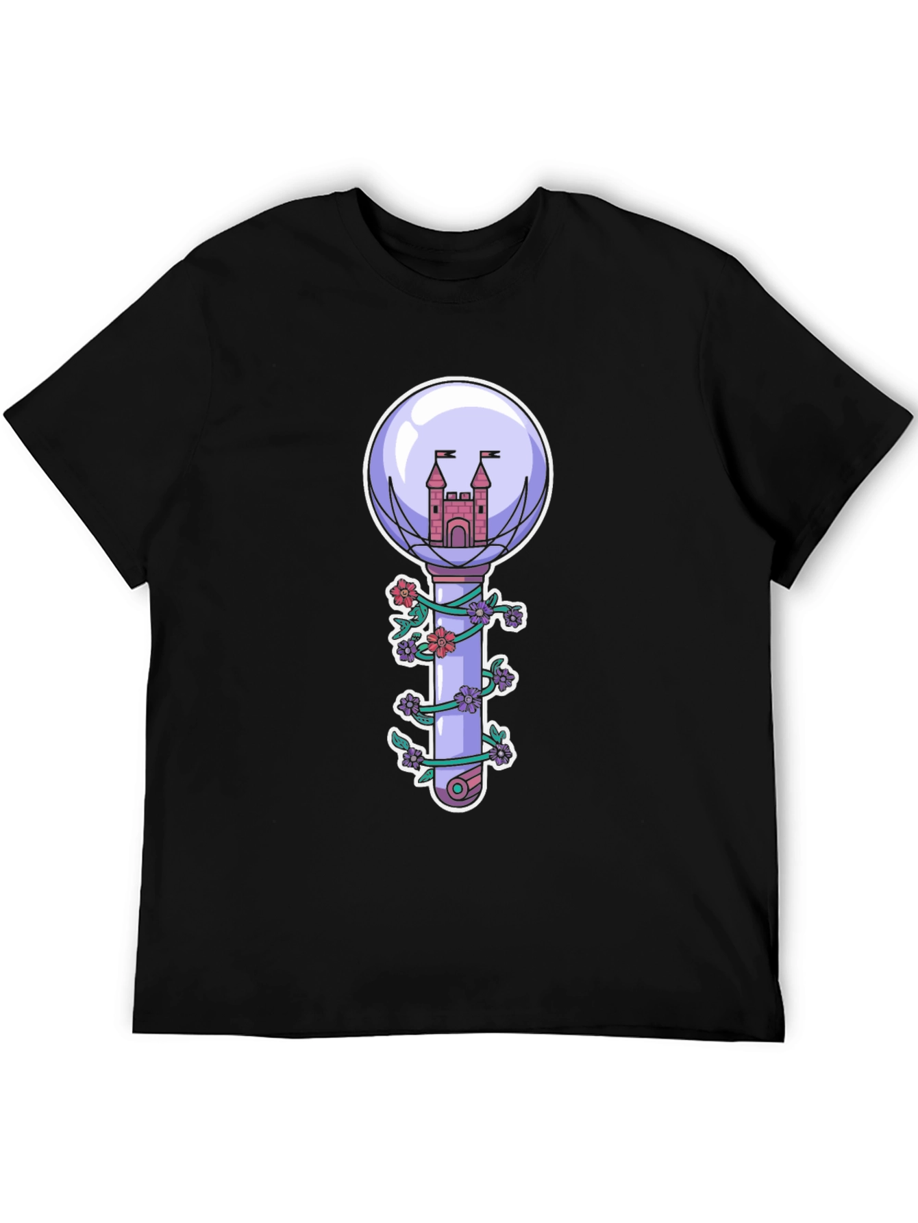 Castle Lightstick Graphic Tee - Black