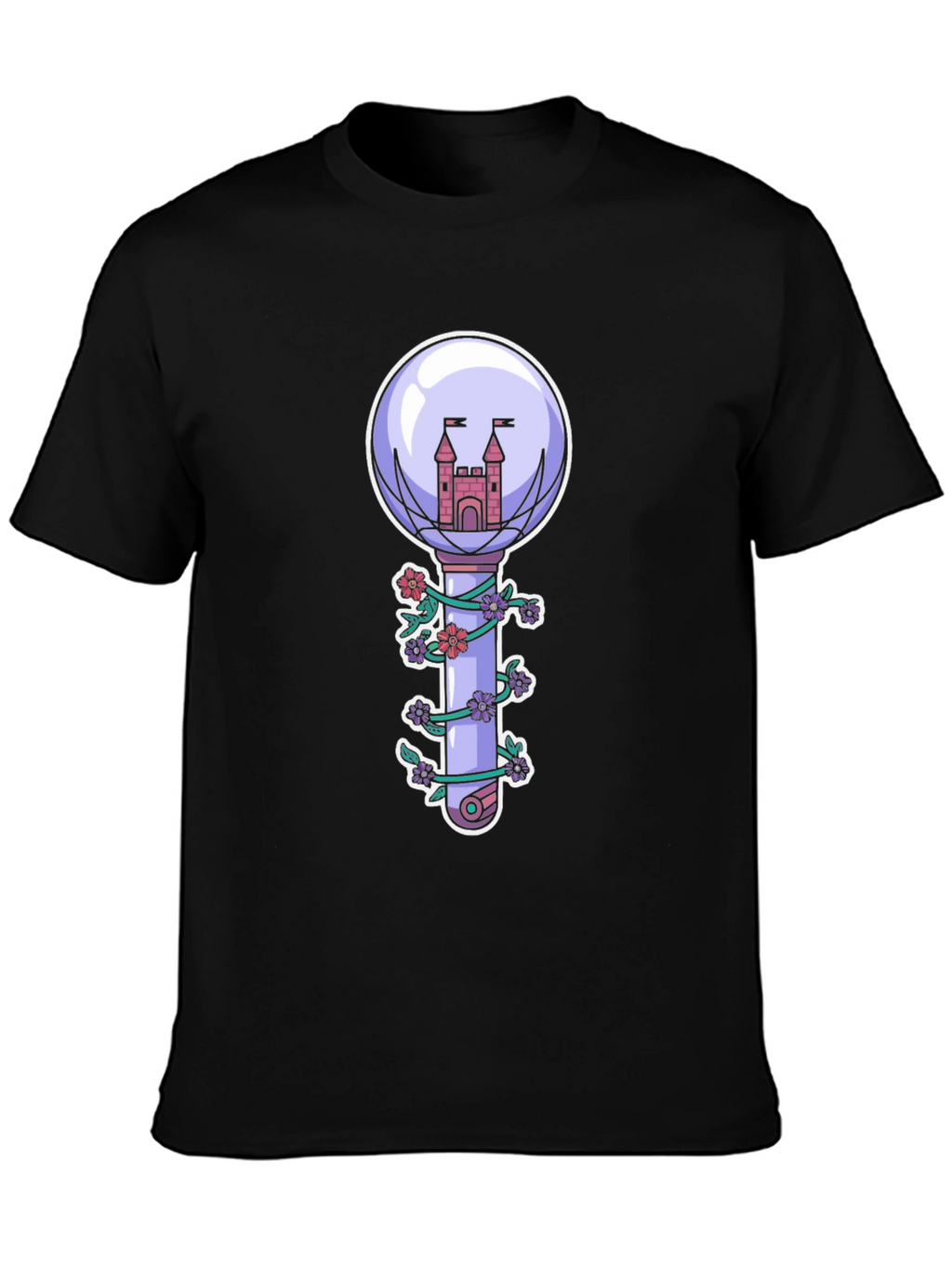 Castle Lightstick Graphic Tee - Black