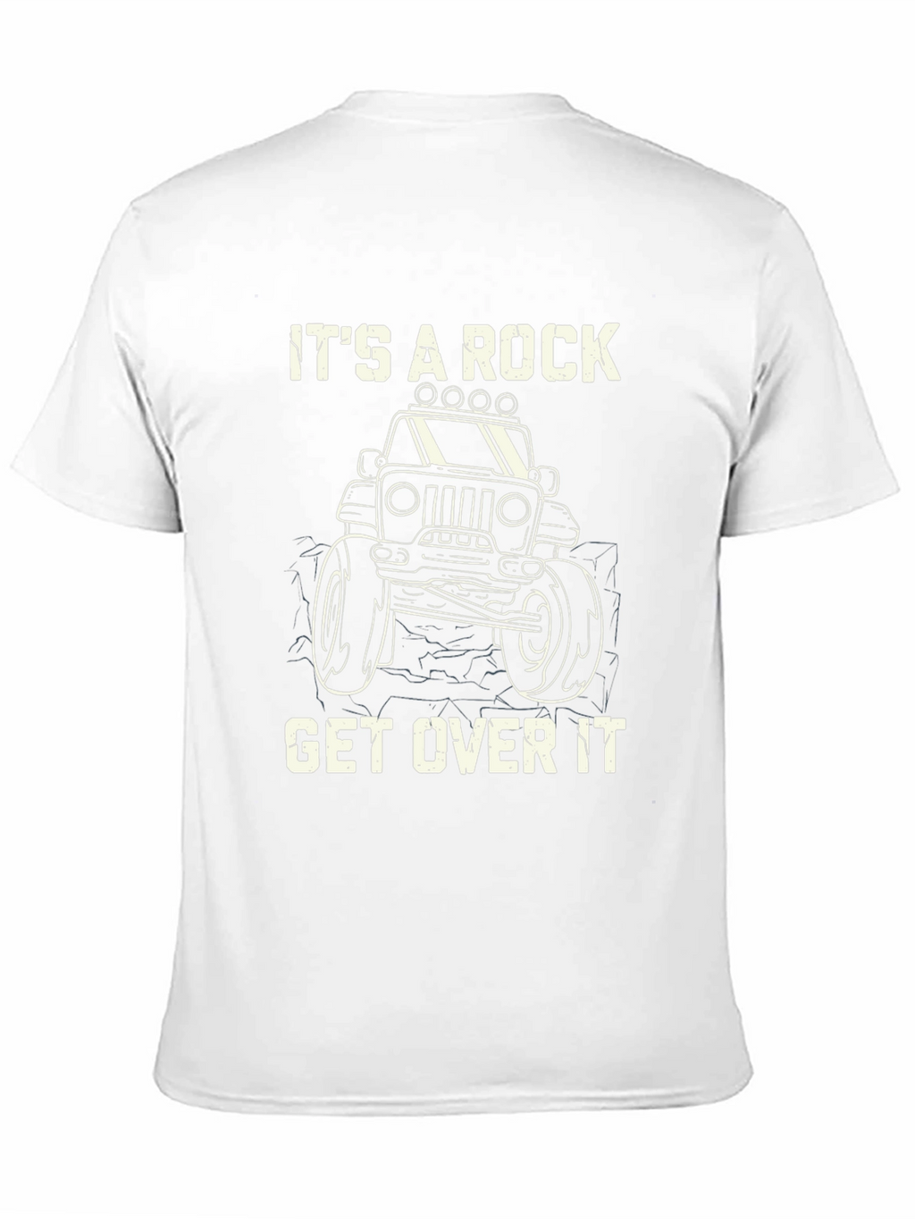 Its A Rock Get Over It Black T-Shirt