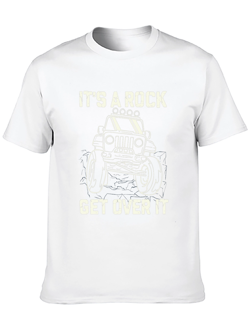Its A Rock Get Over It Black T-Shirt