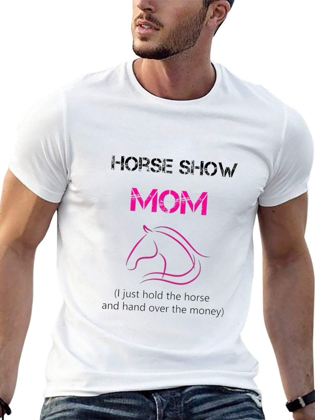 Horse Show Mom T-Shirt - Funny Equestrian Tee