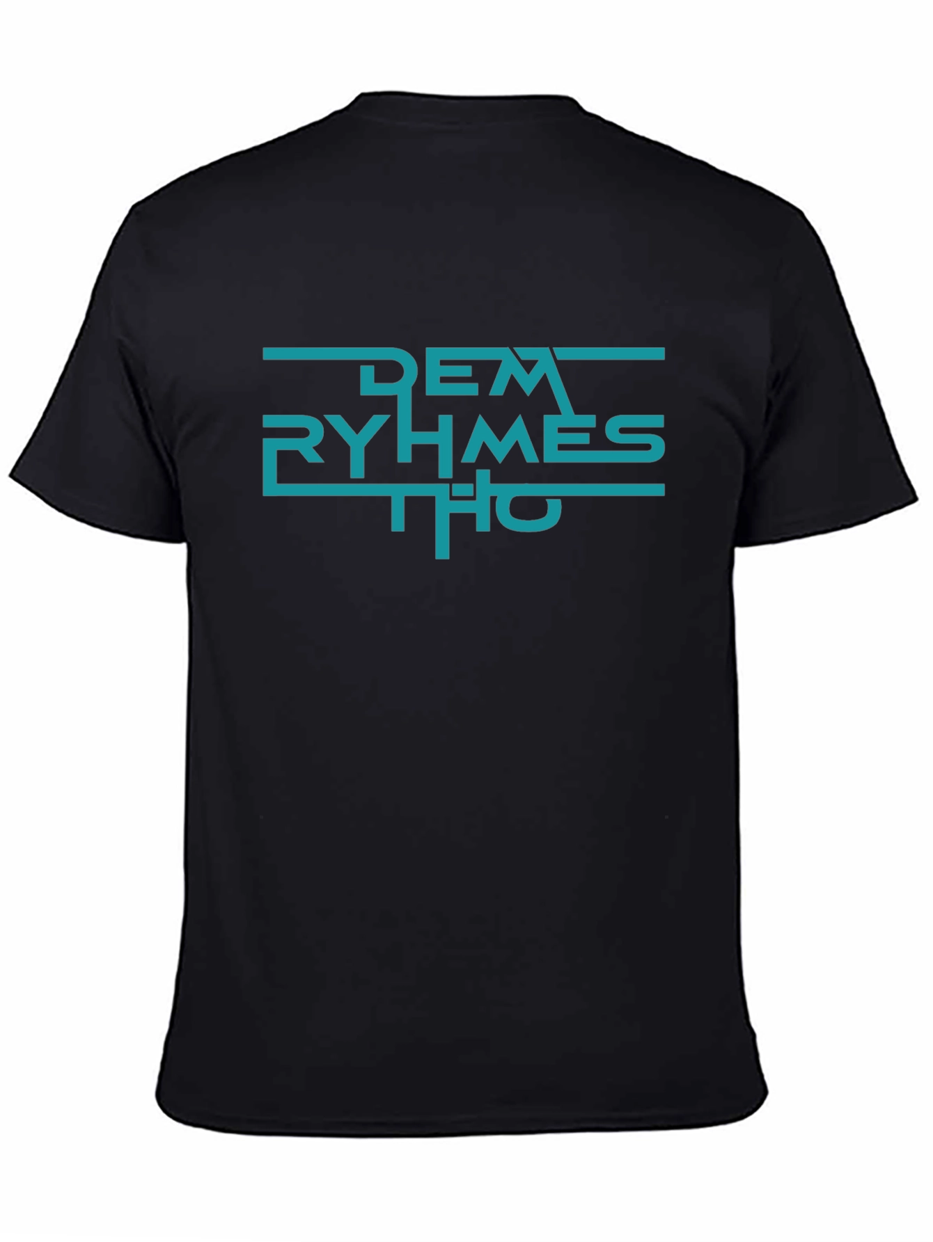 Dem Ryhmes Tho Black T-Shirt - Urban Graphic Tee
